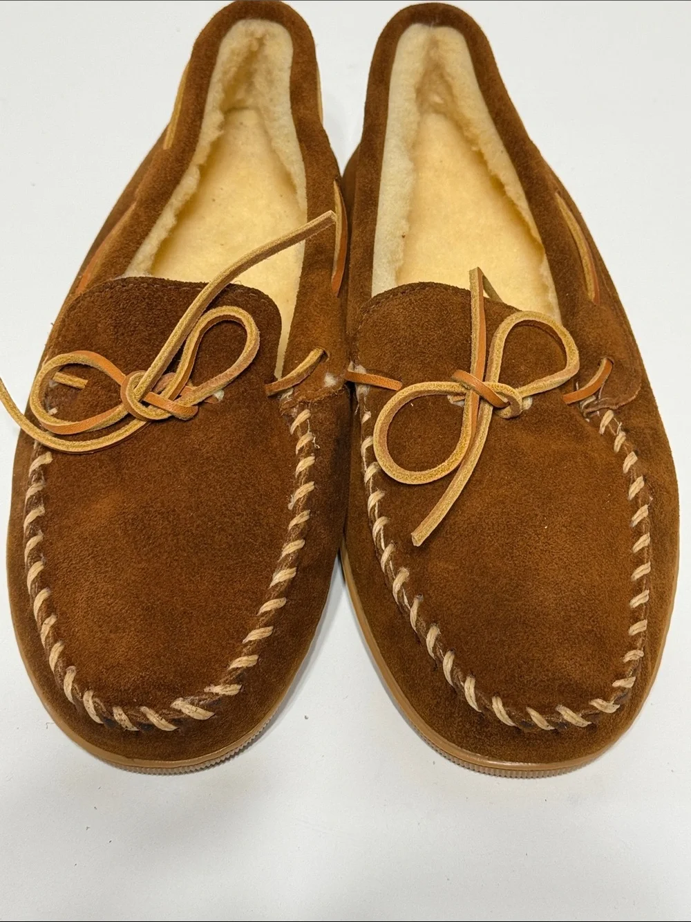 Minnetonka Moccasin Brown Slippers